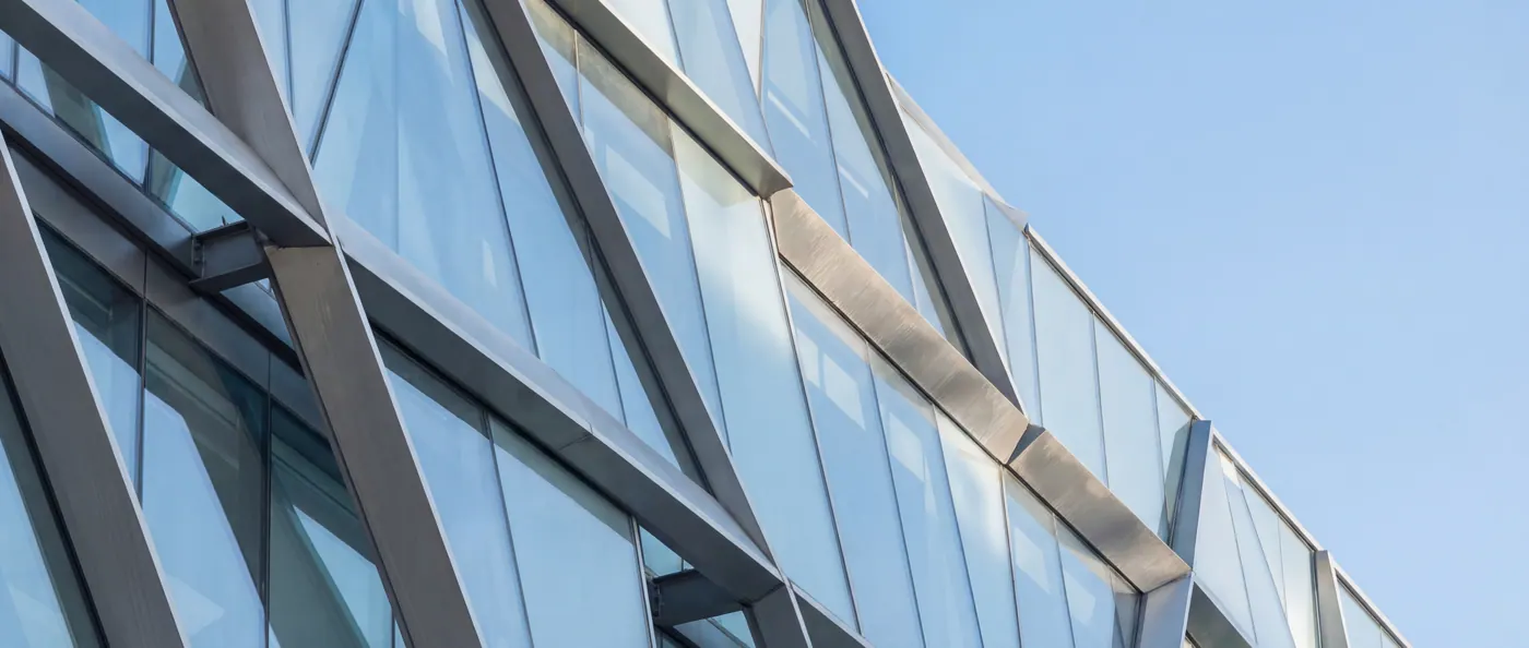 Façade d'un immeuble de logements récent